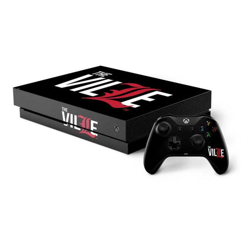 University of Louisville Black Background Xbox One Skins